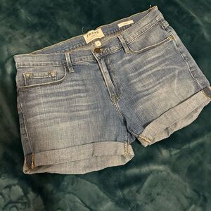 Frame Denim Light Blue Jean Shorts